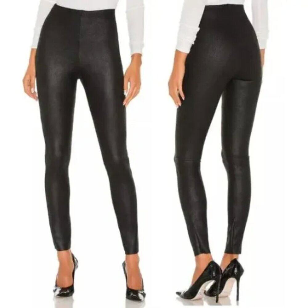 NWT Commando Women's Faux Suede Legging Black Size M